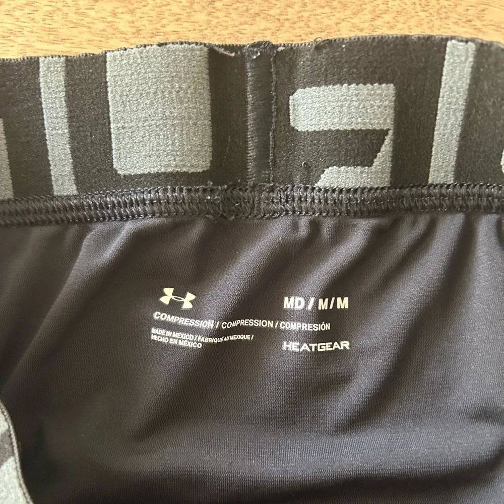 Under Armour Men’s Workout Compression Tights Size M - Picture 3 of 6